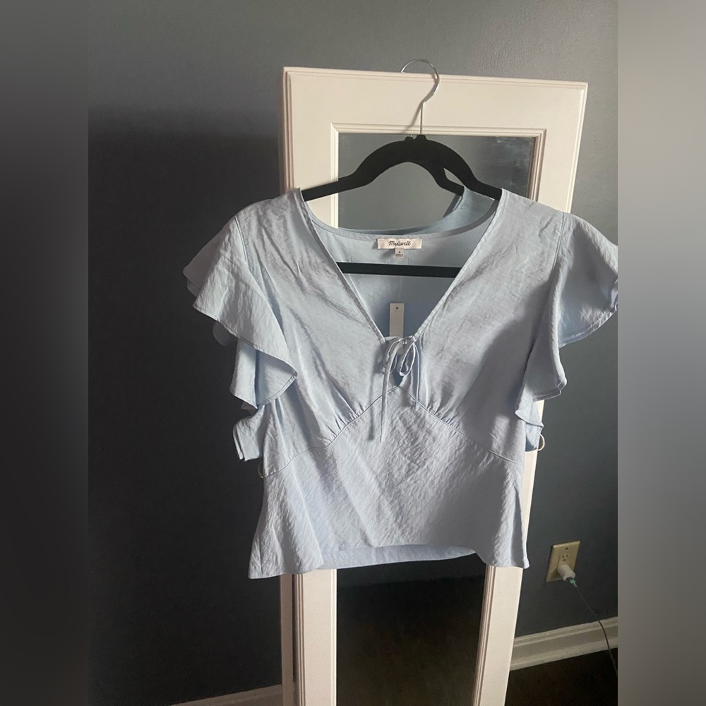 NWT Madewell Tie Top